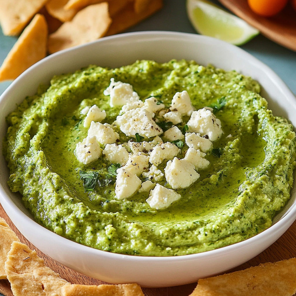 Spring Pea Feta Dip 1