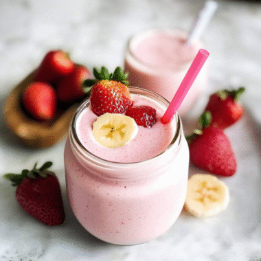 Strawberry Banana Smoothie with Yogurt 29 Strawberry Banana Smoothie with Yogurt 1