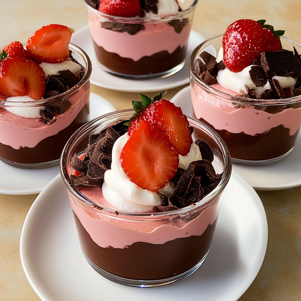 Valentine Chocolate-Covered Strawberry Mousse 20 Valentine Chocolate-Covered Strawberry Mousse