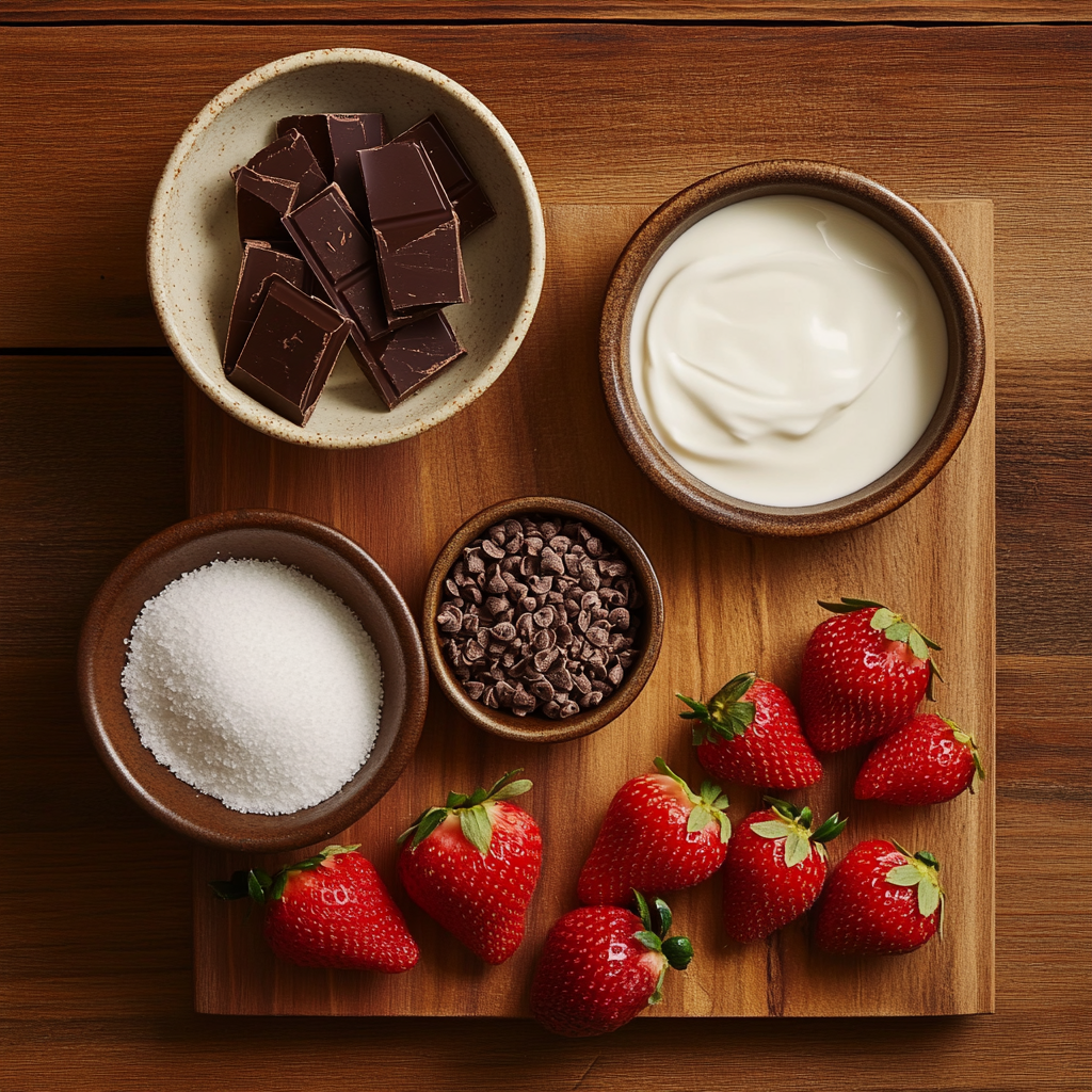 Valentine Chocolate-Covered Strawberry Mousse 18 Valentine Chocolate-Covered Strawberry Mousse ingredients