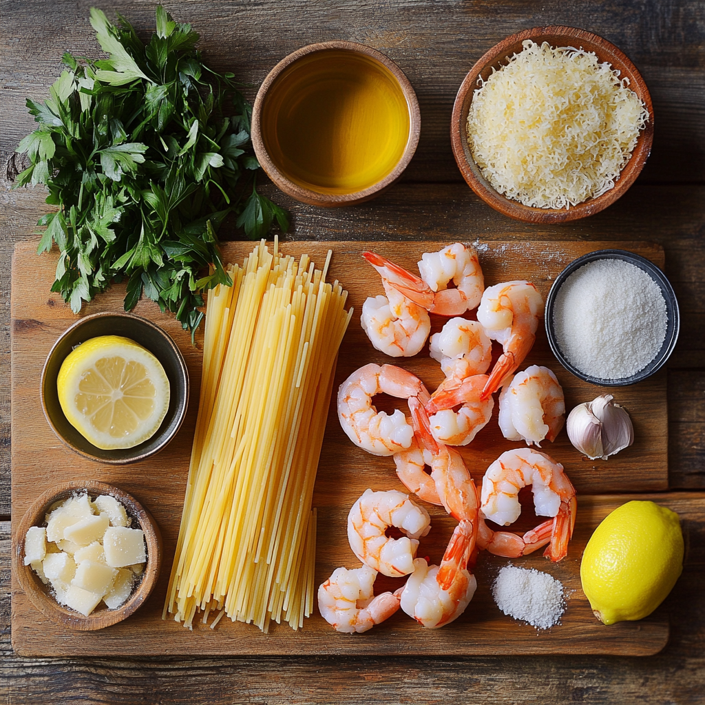 Valentine Marry Me Shrimp Pasta ingredients