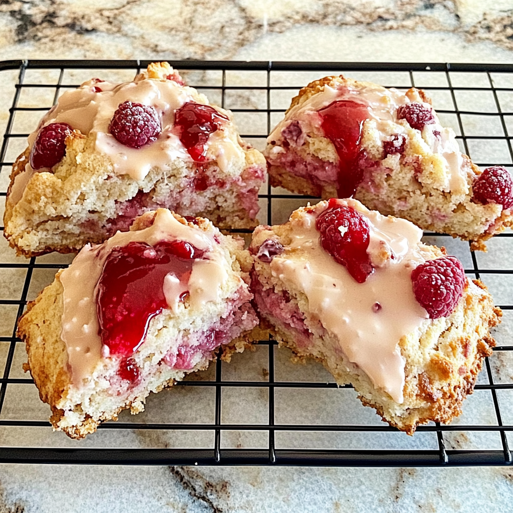 Valentine Raspberry Black Tea Scones 1