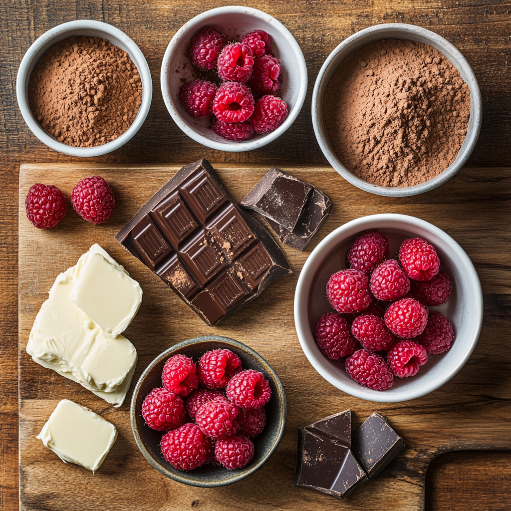 Valentine Raspberry Dark Chocolate Truffles ingredients