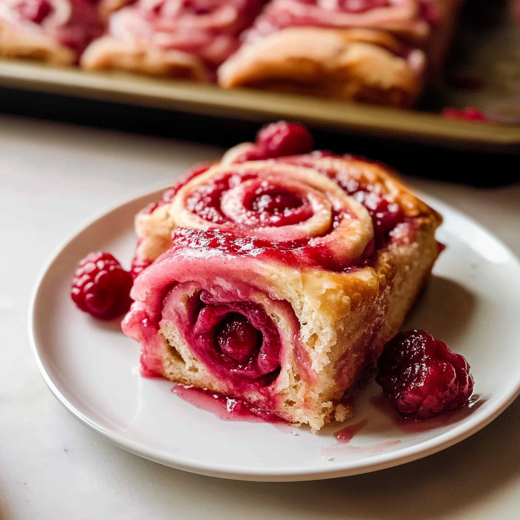 Valentine Raspberry Rolls