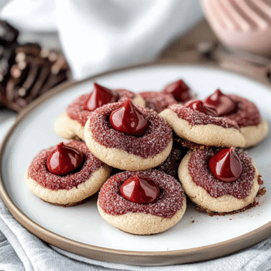 Valentine Red Velvet Blossom Cookies 27 Valentine Red Velvet Blossom Cookies 1