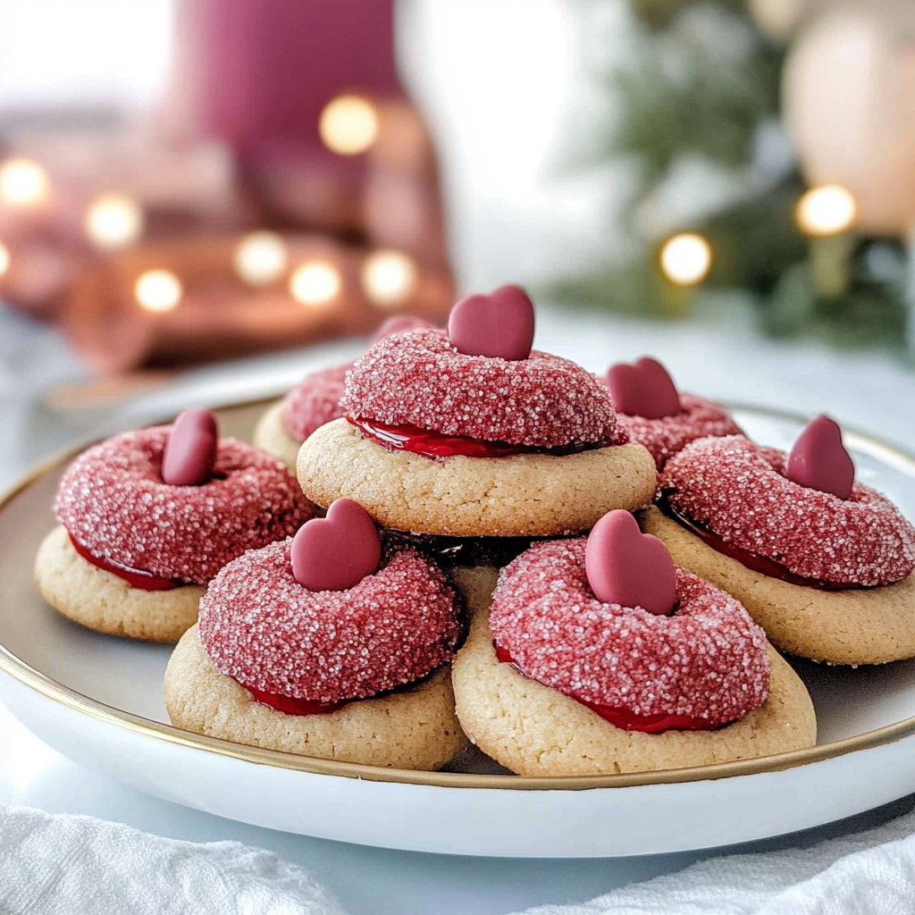 Valentine Red Velvet Blossom Cookies 25 Valentine Red Velvet Blossom Cookies