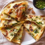 Valentine Scallion Pancake Quesadilla 1