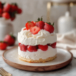 Valentine Strawberry Yogurt Shortcake 1