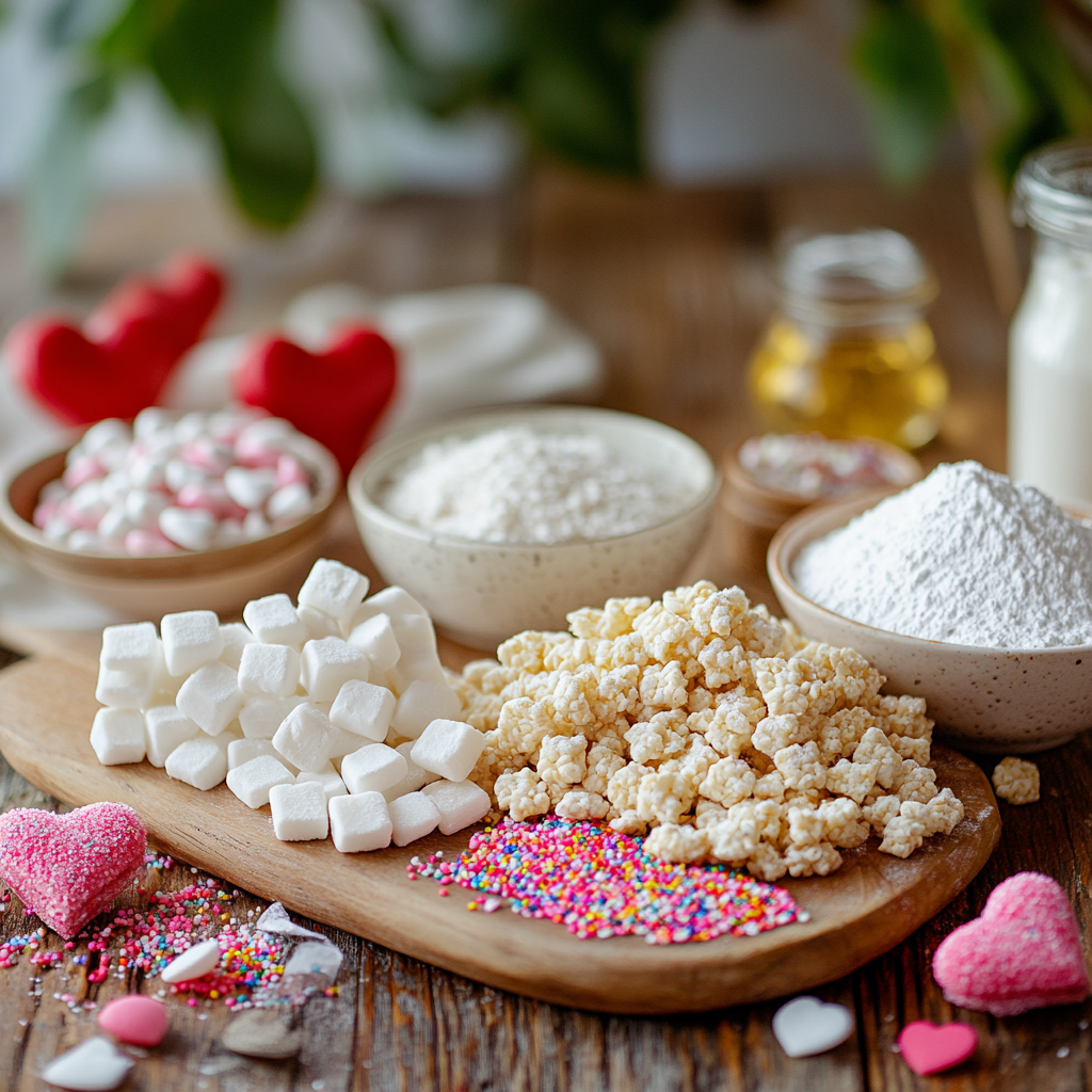 Valentine Valentine’s Day Muddy Buddies ingredients