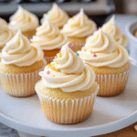 Valentine vanilla cupcakes 1