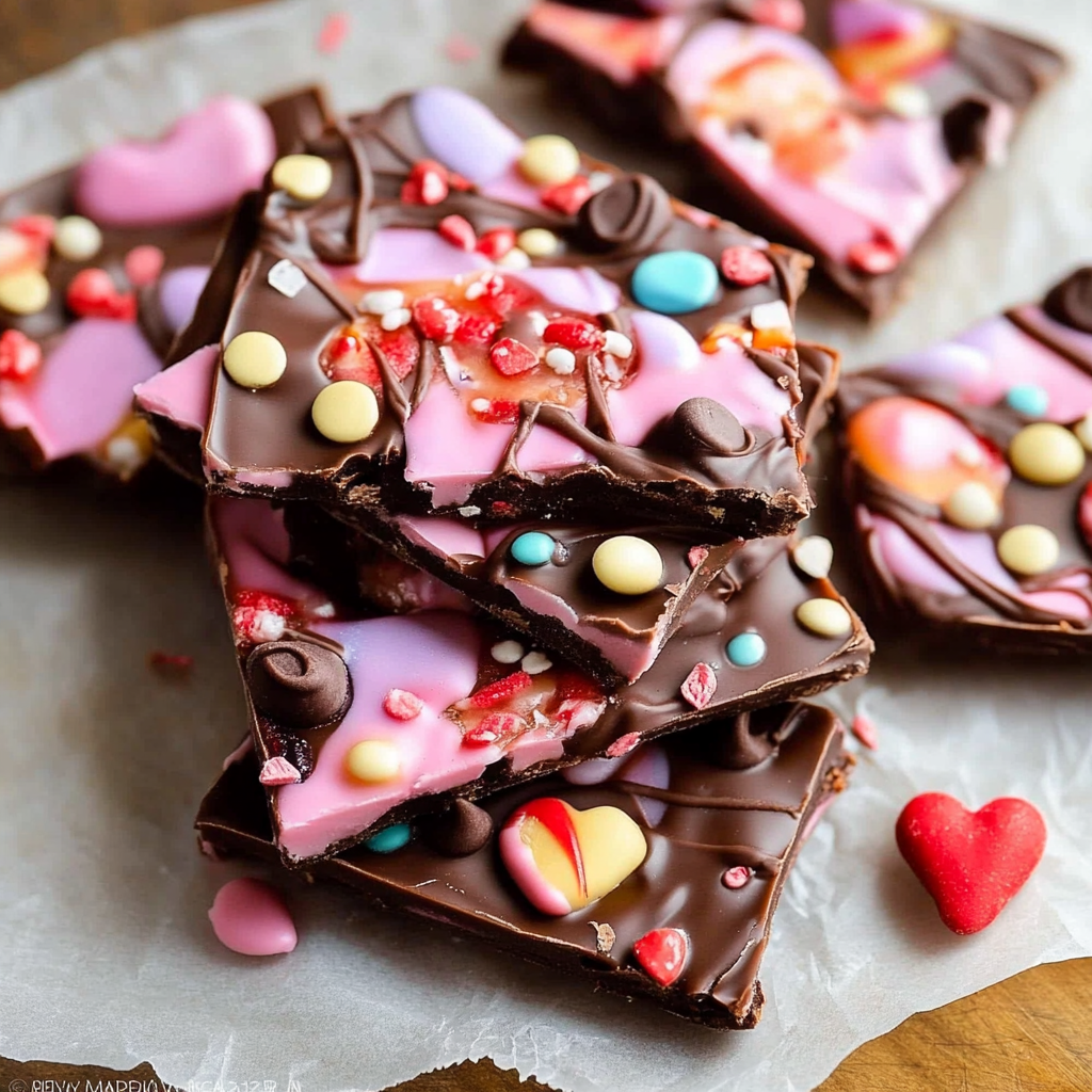 Valentine’s Day Chocolate Bark