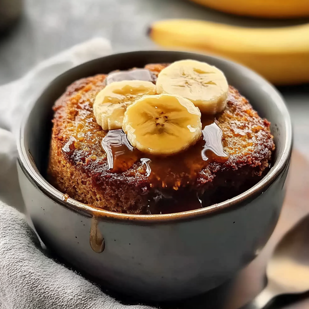 Warm Banana Bread in a Mug