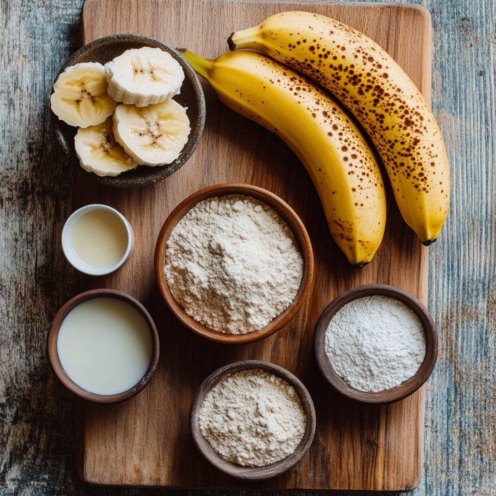 Warm Banana Bread in a Mug ingredients