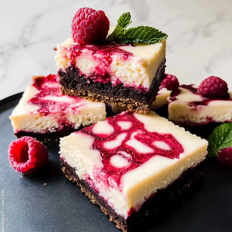 White Chocolate Raspberry Cheesecake Bars 1