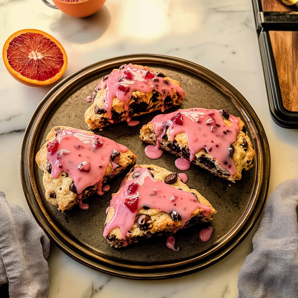 va20107 Valentine Chocolate Chip Scones with Blood Orange Glaze 195be5eb f8e7 4b06 93b7 25e928add482
